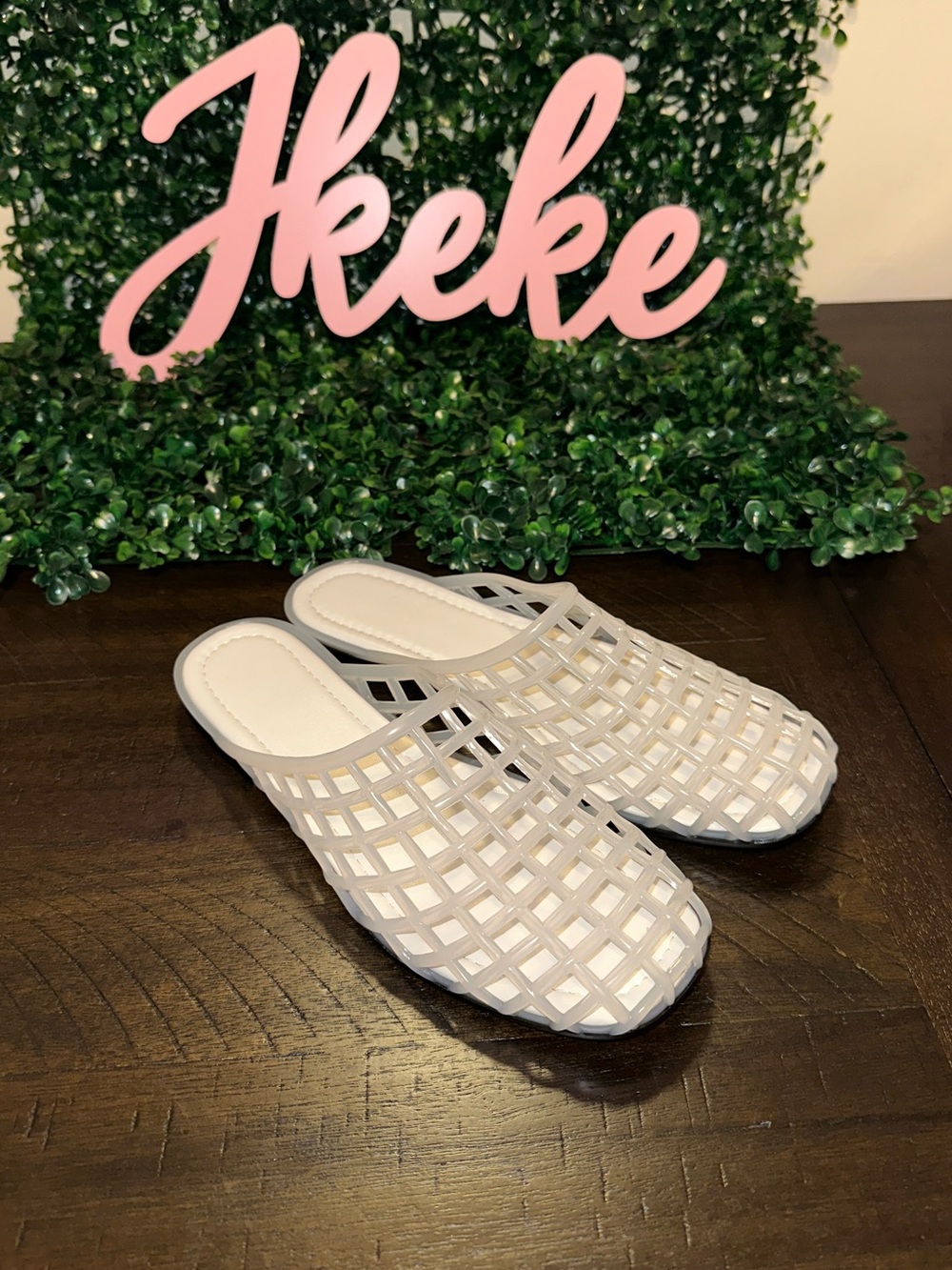 Clear Jelly Mules Women’s sizes 6, 7, 8, 9